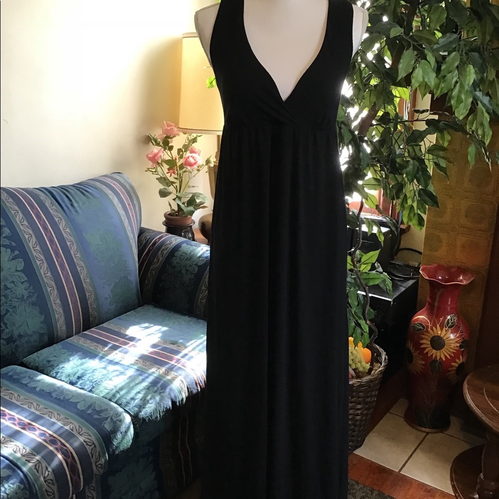 Vanity   Black  Maxi Dress Bra size M